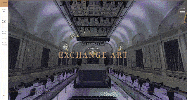a GIF of the M&T Bank Exchange Explore feature